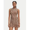 Bardot Cocktail obleka Andrie 60490DB Rjava Slim Fit