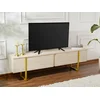 TV-omarica Novato 105 (Svetla Travertine + Zlata) Svetla Travertine, Zlata, 180x50x30cm