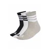 ADIDAS PERFORMANCE Športne nogavice Ess pegasto siva/črna/bela