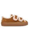 Superge Inuikii Shearling Low Velcro 1001.001.0231 Rjava