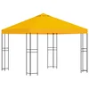 Vidaxl Paviljon 3 x 3 m Rumena Poliester in jeklo 190 gsm