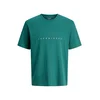 JACK & JONES Majica JJEStar smaragd/bela