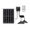 Aigostar - LED solarni luster 2xLED/70W/12V 12000 mAh 6500K prečnik 23,5 cm + daljinski upravljač