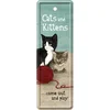 NOSTALGIC ART Metalni obeleživač Cats and Kittens