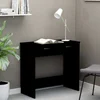 Radni stol crni 80 x 40 x 75 cm od iverice