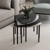 Hanah Home Klub sto Emma 8920, 90x42x42 cm, Crni