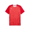 PUMA Funkcionalna majica Teamjaws rdeča/bela