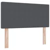 vidaXL vidaXL Vzglavje enostavne zasnove temno sivo 90 cm iz žametne tkanine, (22049697)