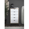 Hanah Home Komoda Arden, 50 x 105 x 40 cm, Bela
