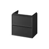 Cersanit S590-100 - Viseći kupatilski ormarić ispod umivaonika MILLE SLIM 60x38 cm crna