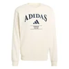 Moški pulover adidas Heritage Graphic Crew Chalk White/Dark Blue L