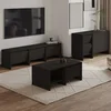 Laris - Black Black Living Room Furniture Set