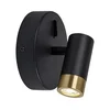 Rabalux Spot lampa Kadir, LED, 3W, 4000K, Sa prekidačem, IP44, Crno-zlatna