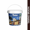 NATUR akrilni emajl za drvo i metal 0.75l tamno braon