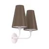 Zidna lampa TORTOLA 2xE14/15W/230V braon/krem