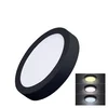 Solight WD172-B - LED plafonsko svetlo LED/18W/230V 3000/4000/6000K crne boje, okruglo