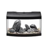 Akvarij STARTUP 40 LED OBLŰK - ČRNI + Ryuoh Shine River Kit