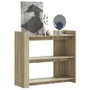 Konzolni stol boja hrasta 100x35x90 cm konstruirano drvo