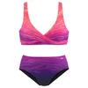 LASCANA Bikini temno liila/roza