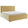 Boxxx OBLAZINJENA POSTELJA 140 cm x 200 cm , tekstil rumena