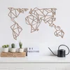 Wallity Zidna dekoracija World Map2, Bakarne boje