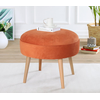 Atelier del Sofa Tabure 52x44cm, Narandžasto