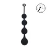 Levelz Silicone Waterdrop Anal Balls XL 50mm Black