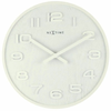 NEXTIME 3096WI. STENSKA URA, bela. Unisex.