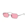RAY-BAN Yevi Naočare za sunce 0RB3728 004/84 55, Sivo-roze