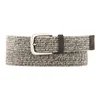 Moški pas Alberto Cotton Braided Grey 100 cm