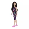 Barbie: Fashionista prijateljica, modna lutka v obleki z zvezdastim vzorcem