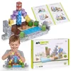 Magnetni set građevinske kocke Kamen - 88 dijelova