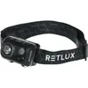 Retlux - LED punjiva čelna lampa LED/3W/1200 mAh IP67 crna