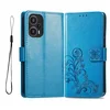 GOKEN preklopna torbica Xiaomi Poco F5 – denarnica, magnetna, moder vzorec