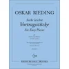 RIEDING:SIX EASY PIECES FOR VIOLIN AND PIANO