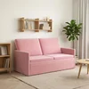 Vidaxl Dvosedenjski kavč Roza 150 x 81 x 82 cm Žamet