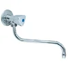 Slavina Piccolo 3/8 zidna donji izliv 200mm fi12mm nikl-hrom Rosan
