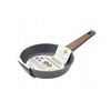 shumee ANDROMEDA 20 cm ponev s premazom proti prijemanju, tradicionalna za cvrtje, polna indukcija, premaz proti prijemanju, Greblon C3, temno bež kovinska