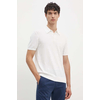 Bombažen polo Armani Exchange bela barva, 8NZF5D ZM3JZ