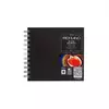 Blok drawing book spirala 15x15cm 40L 190g (murillo nero) Fabriano 19001515