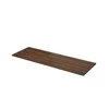 EKBACKEN Pult po meri, rjava imitacija oreha/laminat, 63.6-125x2.8 cm
