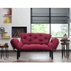 Atelier del Sofa Dvosed na razvlačenje Nitta 155x85x70cm Bordo