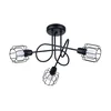 Sollux SL.1118 - Luster na šipci BELUCI 3xE14/40W/230V crna