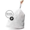 SimpleHuman CW0263 Vreče za smeti tipa P (60 kosov)