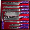 Set kuhinjskih noževa BL-39184 - 9 kom / Ljubičasta KP39184