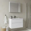 HANAH HOME Kupatilski ormarić sa umivaonikom i ogledalom (2 komada) Messina 85 v2 416