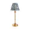 Endon 114796 - LED prigušiva punjiva stona lampa BURLEY LED/1,5W/5V mesing/plava