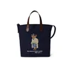 Polo Ralph Lauren Nakupovalna torba BEAR bež / mornarska / svetlo rjava / bela