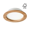 LED ugradna svetiljka WOODY SPOT LED/16,5W/230V 4000K hrast, prečnik 18,5 cm