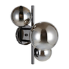 ITALUX WL-406007-3A-BCR - Zidna svetiljka CANELLO 3xG9/5W/230V crna